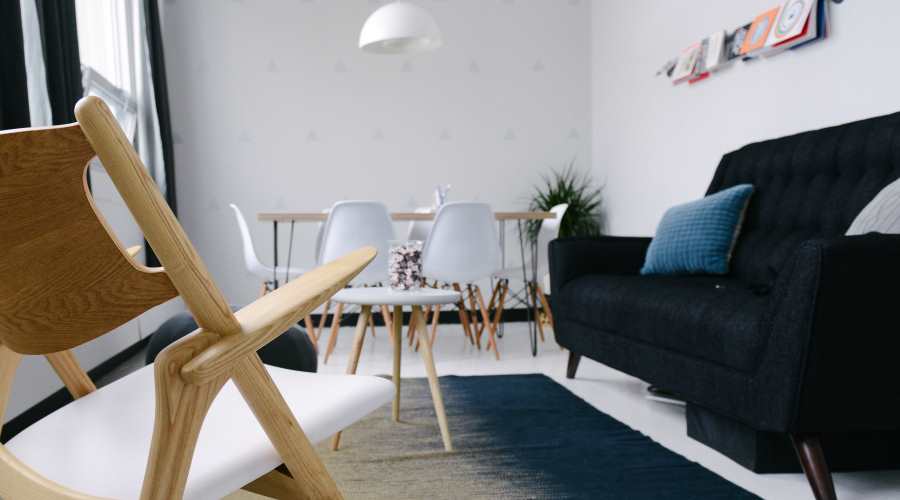 Benezavar Studio living room in scandinavian style